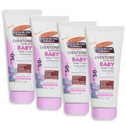 (4 Pack) Palmer's Eventone Suncare Baby Body & Face Cocoa Butter Moisturizing Sunscreen Lotion, SPF 50+, 1.1 oz