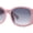 Pink - Smoke, variant on Mod Fashion Womens Thick Temple Plastic Rectangle Sunglasses Tortoise - Black