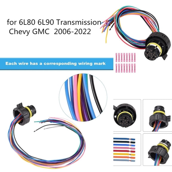 Acaige Wiring Harness Repair Pigtail For 6L80 6L90 Transmission Chevy Gmc 2006-2022