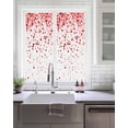 thumbnail image 2 of Red Polka Dot Window Privacy Film Watercolor Red Gradient Abstract Modern Decorative Glass Window Film UV Blocking Static Cling Non-Adhesive Sticker Covering for Home Door 19.6 x 39.3 inches, 2 of 8