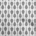 thumbnail image 1 of oneOone Georgette Viscose White Fabric Asian Floral Block Craft Projects Decor Fabric Printed By The Yard 42 Inch Wide, 1 of 3