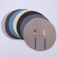 thumbnail image 3 of Casewin Round Braided Placemats Set of 4 Round Table Mats for Dining Table 15 inch Festival Place Mat (Grown, 4), 3 of 5