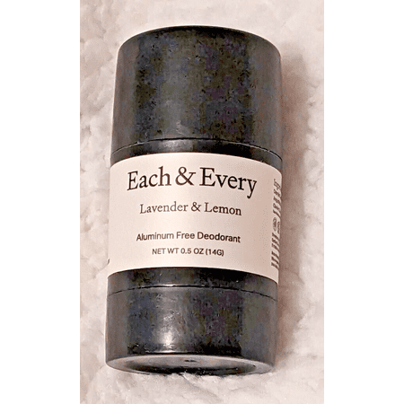 Each & Every Lavender & Lemon Aluminum Free Deodorant 0.5oz Travel Sz NEW NO BOX