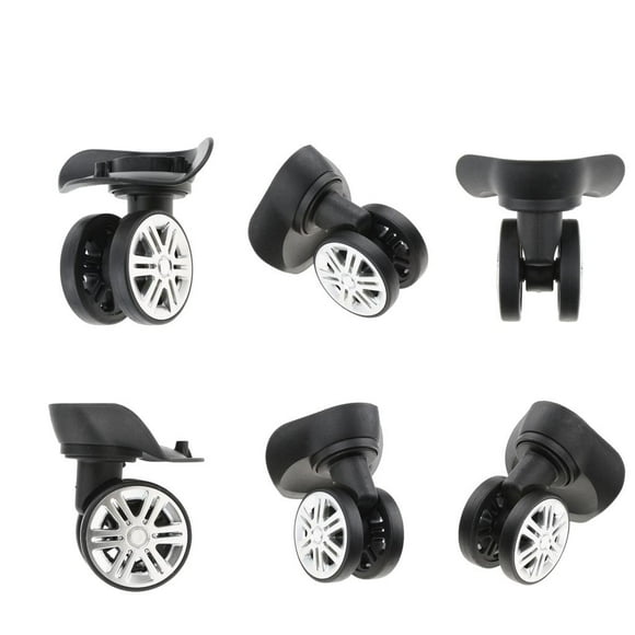 3 Pares De Doble Rodillo Giratorio Maleta Ruedas De Equipaje De Reemplazo Diy Ruedas Para Maletas De Equipaje Casos A09