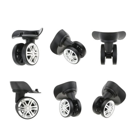 A09 Swivel Dual Roller Wheels Suitcase Luggage Replacement Casters for ...