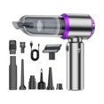 thumbnail image 3 of yuksok Handheld Car Vacuum Cleaner 15000PA High Power Lightweight Small Dust Blower Argent Violet, 3 of 9