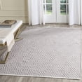 thumbnail image 2 of Safavieh Montauk Collection MTK811A Flatweave Grey and Ivory Cotton Area Rug (5' x 7'), 2 of 3
