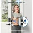 thumbnail image 3 of Veise Keyless Entry Door Lock with 2 Lever Handles - Electronic Keypad Deadbolt, Easy Installation Digital Smart Front Door Lock Set, Oil Rubbed Bronze, 3 of 8