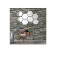 thumbnail image 1 of Espejo Decorativo Kessa Muebles Panal Color Plata, 1 of 1