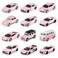 thumbnail image 3 of 1:36 Pink Benz Diecast Alloy Model Car Children Lighting and Music Simulation Car Collection Model Presents A Girl Toy Gift, 3 of 9