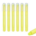 thumbnail image 1 of Fluorescent Yellow Gel Highlighters, 6 Pack Gel High Lighters No Bleeds Highliters Pens Wax Crayon Neon Clear View Bright Marker Pen Twist Up Gel Stick Cute for Books Office Adults, 1 of 6
