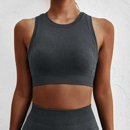 GZWYHT Sports Bras Clearance Seamless Bras Womens Sports Bra Seamless Yoga Bra Fitness Training Running Shirt Yoga Tank Top Bras for Women Yoga Bra Wireless Bras C L