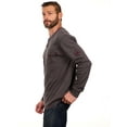 thumbnail image 3 of Bass Creek Outfitters Men's Flame Resistant Long Sleeve Henley Knit Top, Sizes M-2XL, 3 of 13