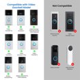 thumbnail image 3 of Ruiboury Support de Sonnette Vidéo Intelligent Visuel Compatible avec Ring/Camera Sonnette Durable, 3 of 6