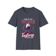 thumbnail image 2 of Wine A Little Laugh A Lot Wine Tasting Wine Taster Drinking T-Shirt, 2 of 8