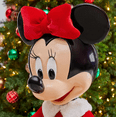 thumbnail image 5 of Disney 4 ft. Animated Holiday Santa Minnie Mouse Indoor Christmas Decoration, 5 of 6