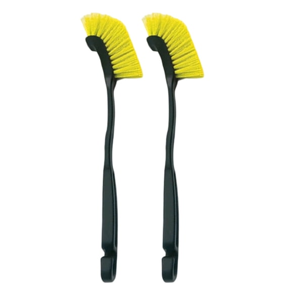 2Pcs Detail Brush for Car Truck Wheel Hub Washing with Nonslip Grip