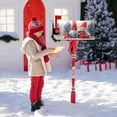 thumbnail image 6 of Christmas Tree Gnomes Mailbox Cover Magnetic Standard Size Winter Mailbox Covers Letter Post Box Cover Wrap Decoration Welcome Home Garden Outdoor 21" Lx 18" W, 6 of 6