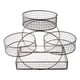 thumbnail image 4 of Cesta de frutas de varias capas, organizador multiusos para frutas y verduras. Negro, 4 of 9