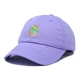 thumbnail image 4 of DALIX Elegant Colorful Egg Easter Hat Womens Embroidered Baseball Cap in Lavender, 4 of 6
