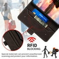 thumbnail image 4 of SaniMore Samsung Galaxy S23 Ultra Case (6.8 inch 2023), PU Leather Wallet Rfid Blocking Card Slots Cover with Magnetic Closure Flip Kickstand Full Protective Shockproof Folio Shell, Coffee, 4 of 6
