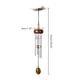thumbnail image 2 of Viento Varillas De Aluminio Macizo De Madera Maciza Campanas De Viento De Metal Decoraciones Para El Hogar Para Jardín De Árboles matsuzay HA040708-02, 2 of 6