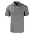 thumbnail image 2 of Men's Cutter & Buck  Black/White Stanford Cardinal Big & Tall Forge Eco Double Stripe Stretch Recycled Polo, 2 of 3