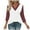 Wine1, variant on Plebaso 3/4 Length Sleeve Tops for Women Summer V Neck Color Block Casual Dressy Blouses Fall Tunic Shirts