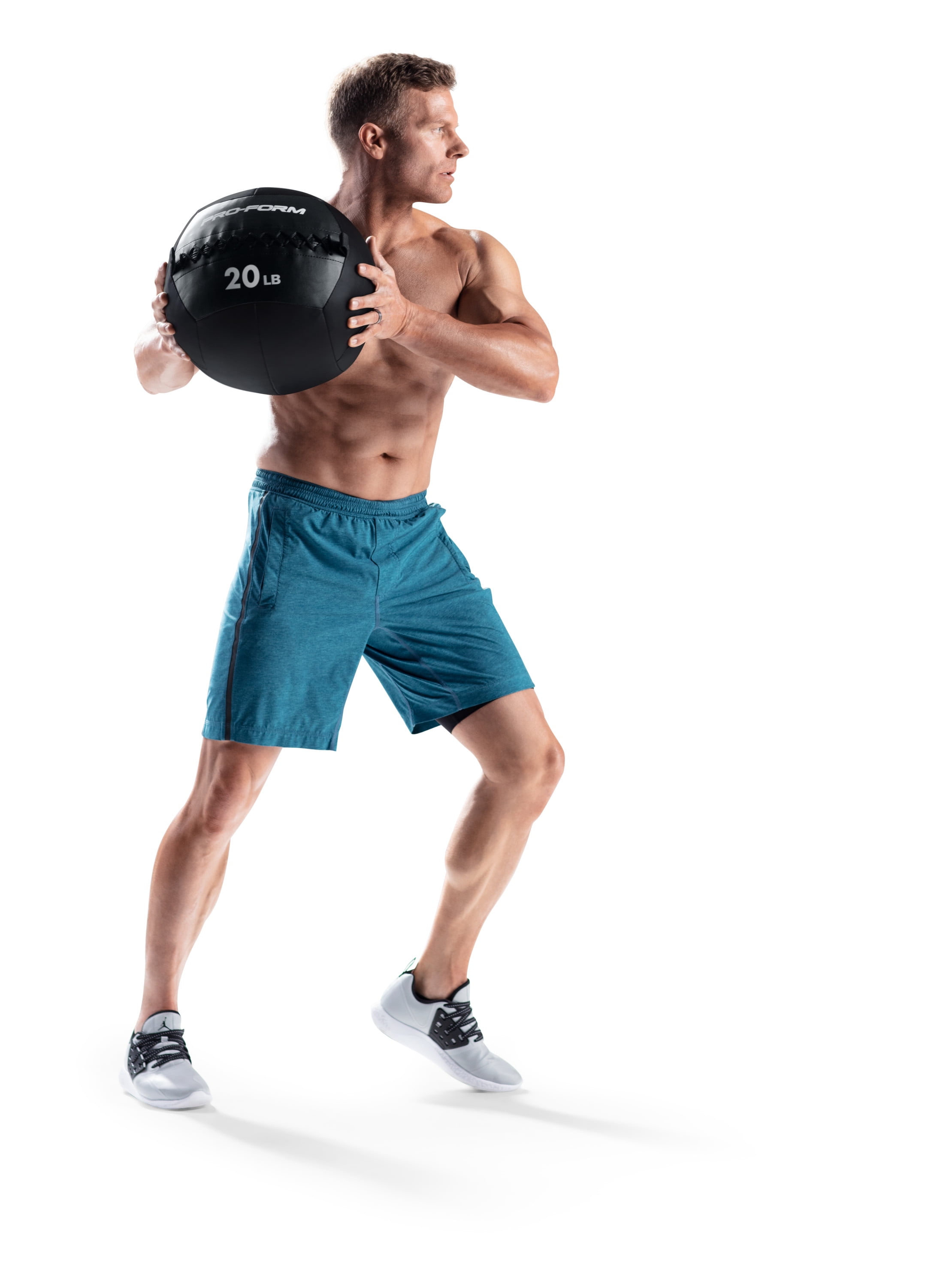 ProForm 20 lb. Multi-Function Wall Ball with Soft Protective Covering