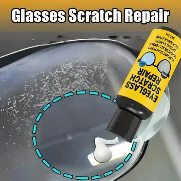 Eyeglass Lens Repair Spray for Scratch Removal and Cleaning