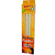 (4 Pack) Wally'S Natural Products Inc Herbal Beeswax Candles 4 Ct