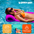 thumbnail image 3 of TRC Recreation Sunsation 1.75\" Thick Foam Adult Pool Float Water Lounger w/ Headrest, Pink, 3 of 13