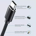 thumbnail image 2 of Mini USB to USB-C Cable 1 Meter, USB 2.0 Type C to USB Mini B 5-Pin Charging Cable Braided, Supports Charging and Synchronization, Compatible with PS3 MP3 Player, Car Camera, GPS Hero 3+, 2 of 7