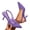 Purple 41, variant on Joernso Women's Kitten Heel Sandals Sexy Pointed Toe Dress Shoes Closed Toe Heeled Pumps with Ankle Strap for Wedding Party Office