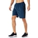 thumbnail image 3 of Pantalones cortos deportivos informales de secado rápido para hombre, para correr o entrenar en el gimnasio, con bolsillos con cremallera, 3 of 8