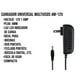 thumbnail image 4 of Eliminador Cargador Corriente Adaptador 12v 1 Amp Control Expert Bocinas, 4 of 11