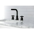 thumbnail image 2 of Kingston Brass Concord 8 in. Widespread Bathroom Faucet Brushed Brass Brushed, 2 of 5