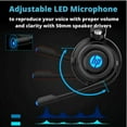 thumbnail image 4 of HP Wired Stereo Gaming Headset with mic, for PS4, Xbox One, Nintendo Switch, PC, Mac, Laptop, Over Ear Headphones PS4 Headset Xbox One Headset and LED Light, 4 of 7