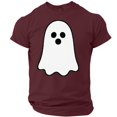 thumbnail image 2 of Mens Halloween Shirts Plus Size Short Sleeve Halloween Costume Graphic Spooky Ghost Print Halloween Tee, 2 of 5