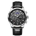 thumbnail image 1 of Reloj LIGE Reloj para Hombres de Moda Impermeable Luminoso Plateado Negro, 1 of 5