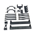 thumbnail image 1 of ZLight 1/16 RC Car Upgrade Spare Kit Servo Mount Steering Metal for C64 RC Vehicles black, 1 of 6