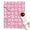 Pink Bows and, variant on Pink Bows and Baseballs Pattern Blanket,Comfortable Soft Lamb Wool Throw Blanket,All Season,Warm Lightweight Blankets for Sofa Bed Couch Living Room Chair,30"x40"