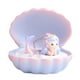 thumbnail image 3 of Seashell Mermaid Night Light Craft Sirenas Estatua Decoración Decoración de escritorio, 3 of 6