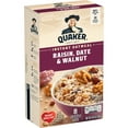 thumbnail image 2 of Quaker Instant Oatmeal, Raisin Date Walnut, 2 Pack, 10.4 Oz, 2 of 7