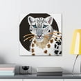 thumbnail image 3 of Snow Leopard Slumbering - Canvas, 3 of 10