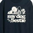 thumbnail image 3 of Peanuts - My Dog Is My Bestie - Men's Long Sleeve T-Shirt, 3 of 6