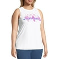 thumbnail image 3 of Just My Size Women's Plus Size Active Graphic Muscle Tank, 3 of 5