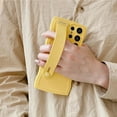 thumbnail image 4 of Compatible with for Samsung Galaxy S23 Ultra Case, Wristband Soft TPU Phone Case for Women Girl, Multicolor Thin Slim Shockproof Silicone Phone Case (Yellow,Samsung Galaxy S24), 4 of 7
