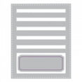 thumbnail image 2 of Sizzix Thinlits Die Stitched Slots by Tim Holtz, 2 of 2