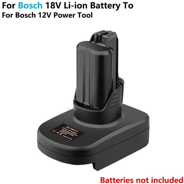 Battery Adaptor For Bos*ch BAT609 professional 18V system GBA Li-ion Battery Convert to For Bos*ch 12V Power Drill/Driver Power tools